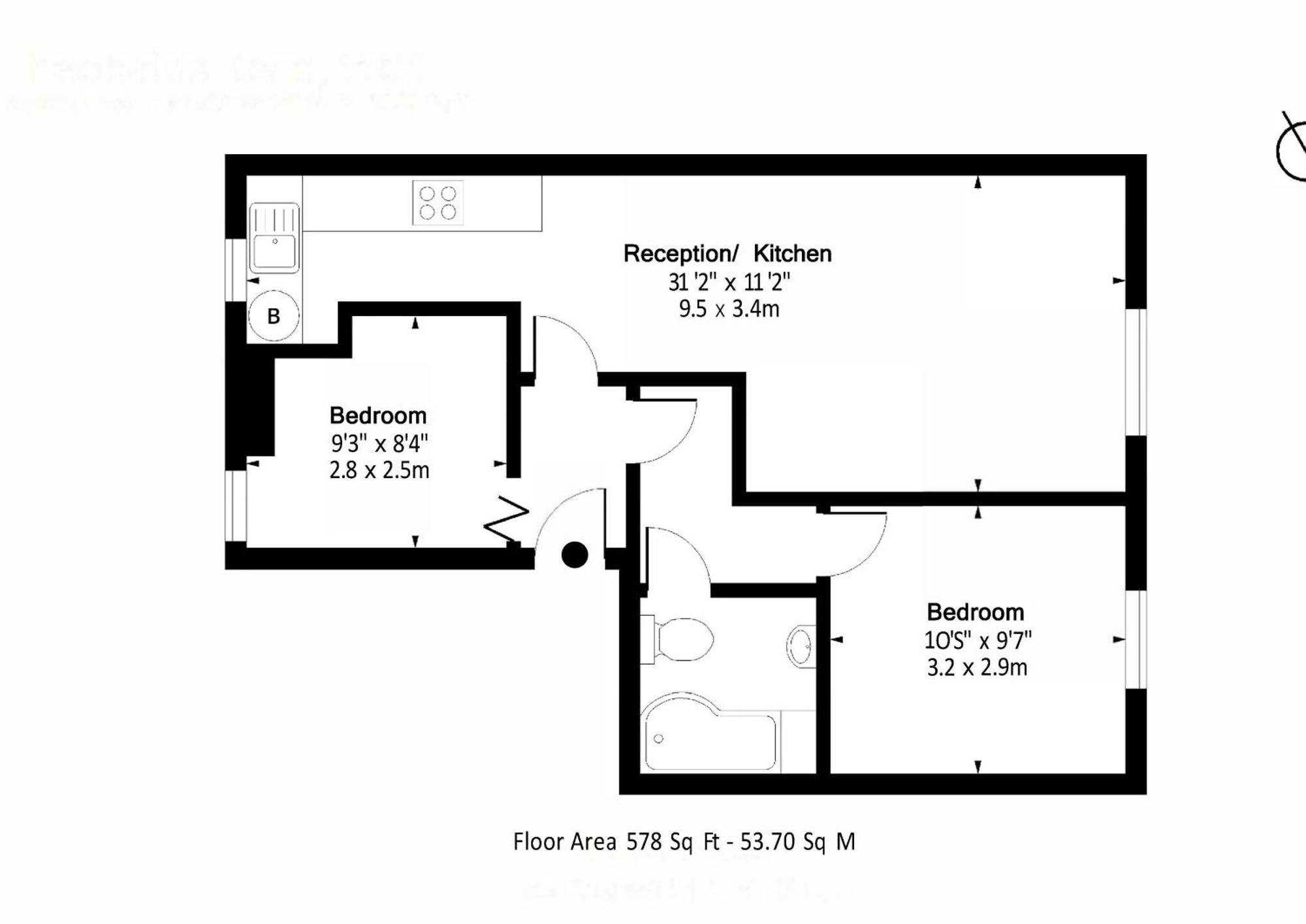 2 Bedroom In Center Of 런던 외부 사진